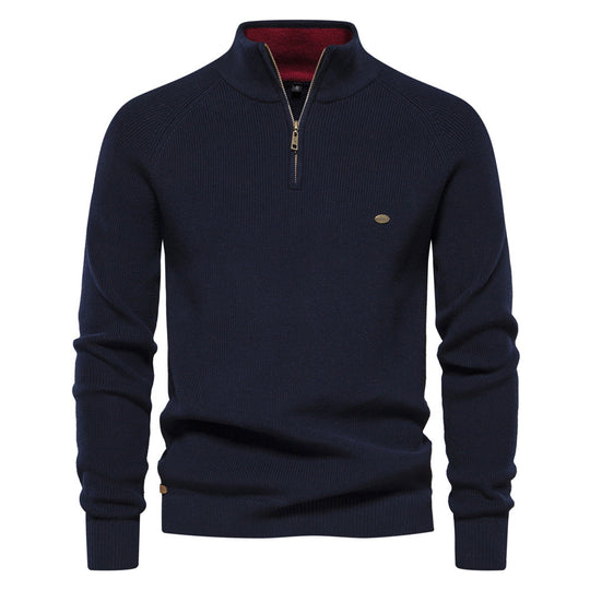 Half-Zip Trui Heren | Ademend Warm & Zacht Draaggevoel