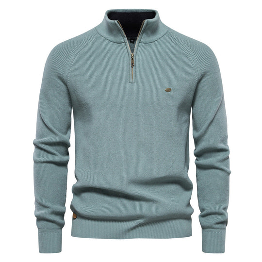 Half-Zip Trui Heren | Ademend Warm & Zacht Draaggevoel