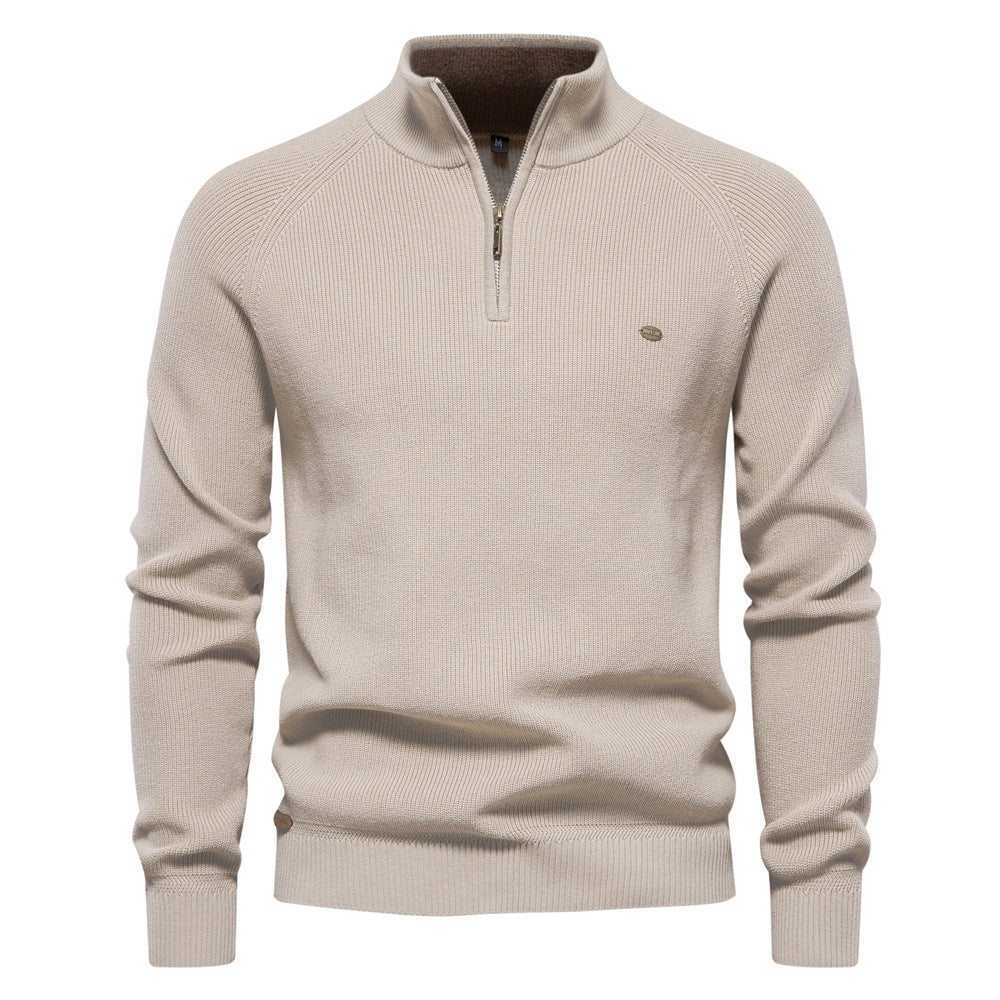 Half-Zip Trui Heren | Ademend Warm & Zacht Draaggevoel