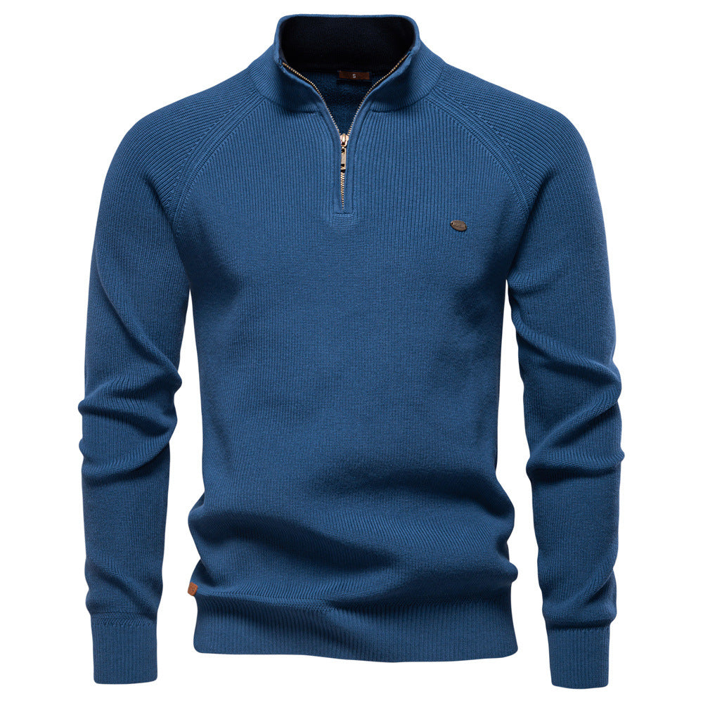Half-Zip Trui Heren | Ademend Warm & Zacht Draaggevoel
