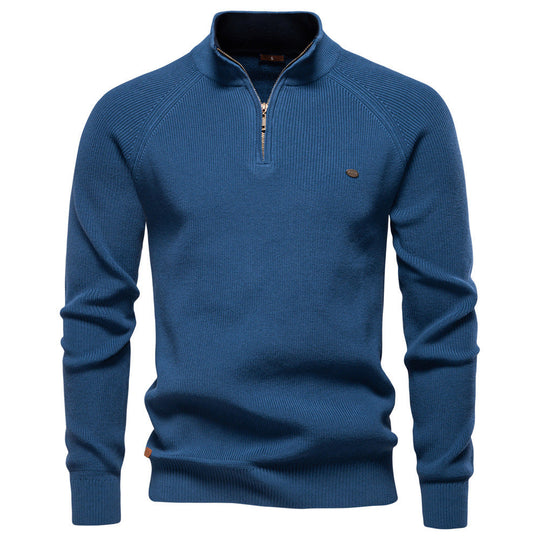 Half-Zip Trui Heren | Ademend Warm & Zacht Draaggevoel