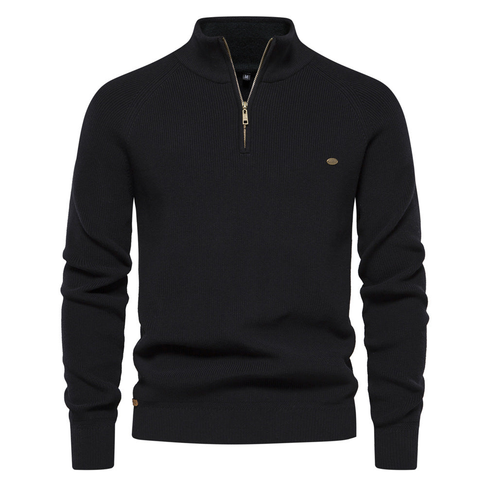 Half-Zip Trui Heren | Ademend Warm & Zacht Draaggevoel