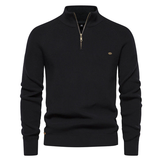 Half-Zip Trui Heren | Ademend Warm & Zacht Draaggevoel