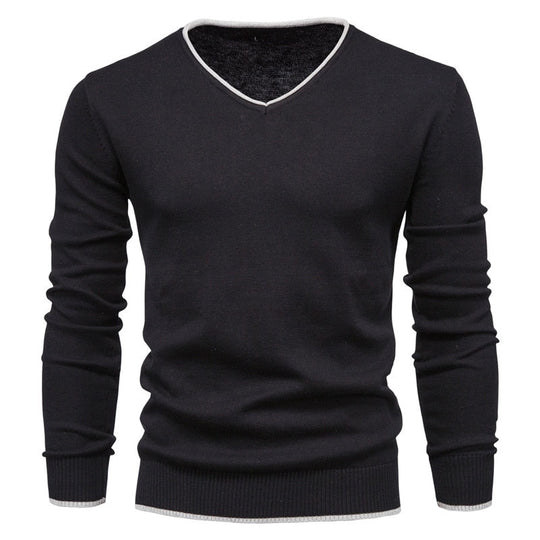 Soren - Heren Slim-Fit Sweater met V-hals