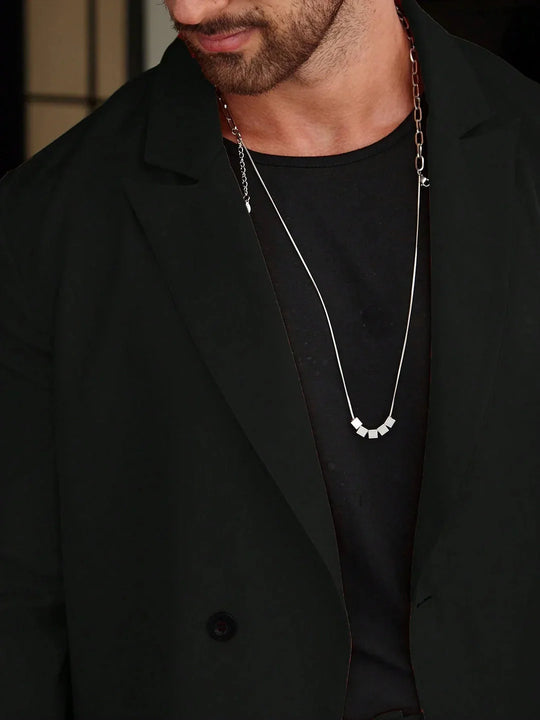 Heren Pak Blazer met Broek | Dubbelrij Sluiting & Slim Fit Look