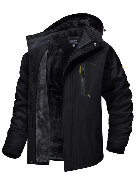 Heren Parka Jas | Afneembare Capuchon | Waterafstotend & Extra Warm