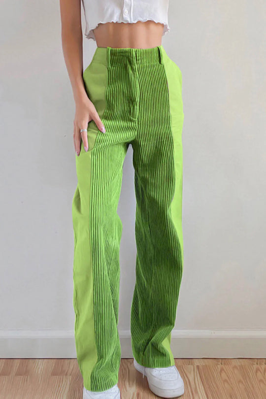 Diana - Hoog Getailleerde Corduroy Broek voor Dames