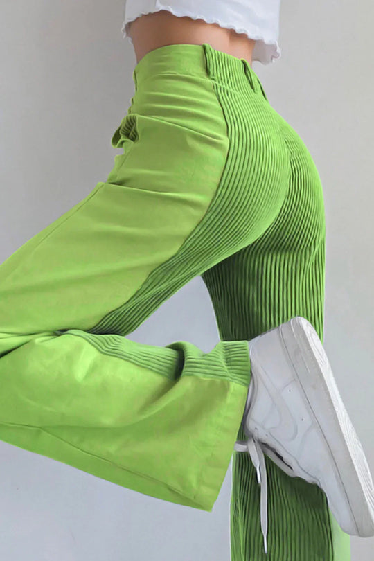 Diana - Hoog Getailleerde Corduroy Broek voor Dames