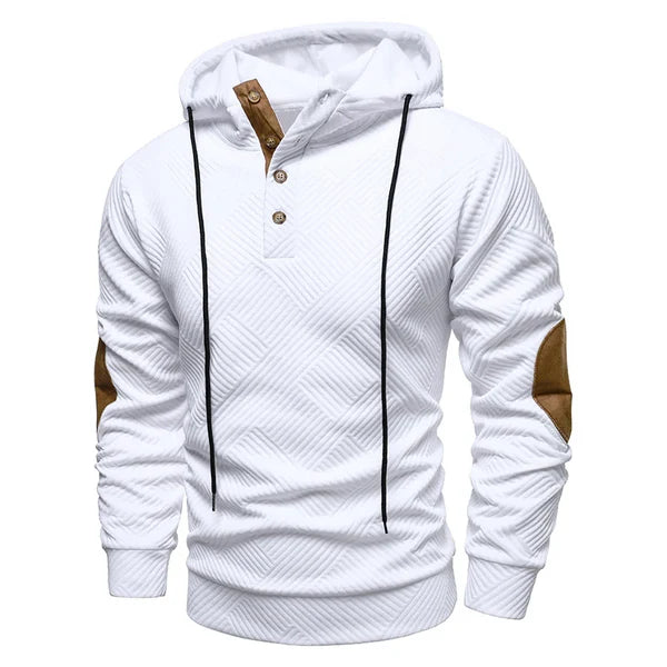 Hoodie Sweater Heren | Knopen bij Hals & Comfortabele Warmte