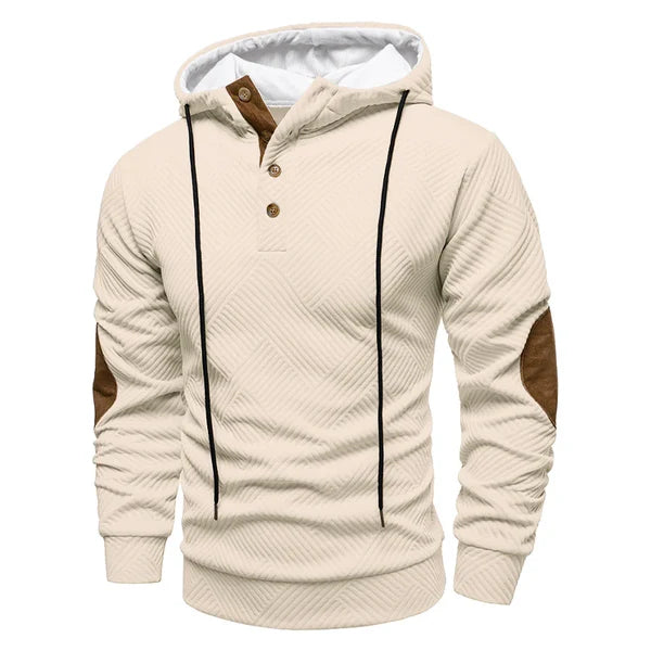 Hoodie Sweater Heren | Knopen bij Hals & Comfortabele Warmte