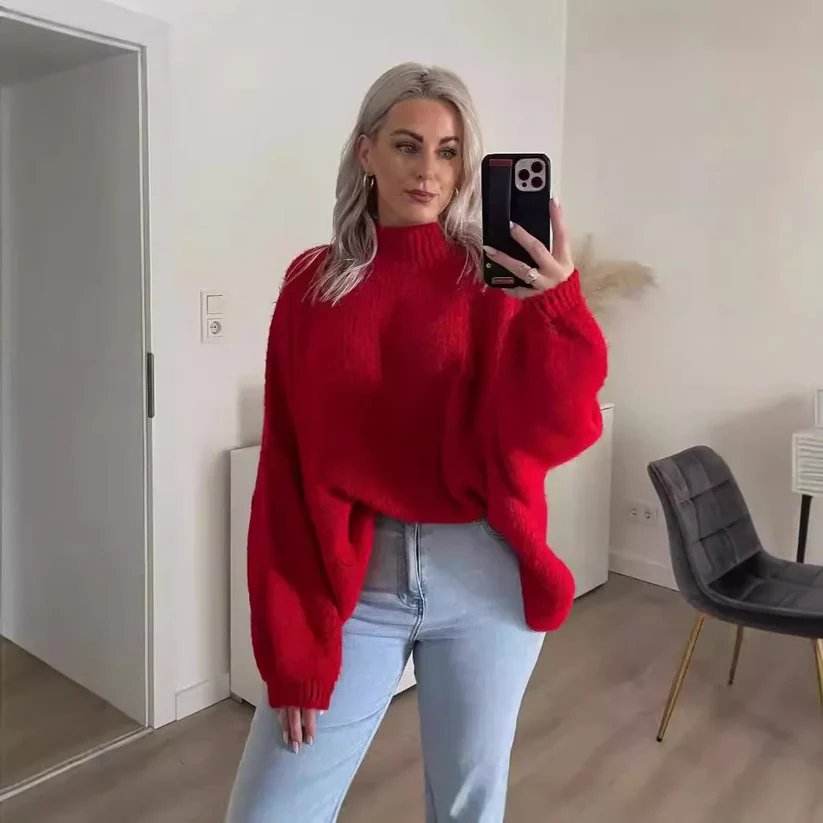 Isadora - Gezellige Trui in Overmaat voor Vrouwen