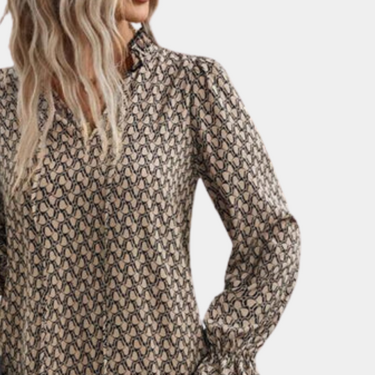 Julia - Klassieke en elegante damesjurk met lange mouwen voor elk seizoen