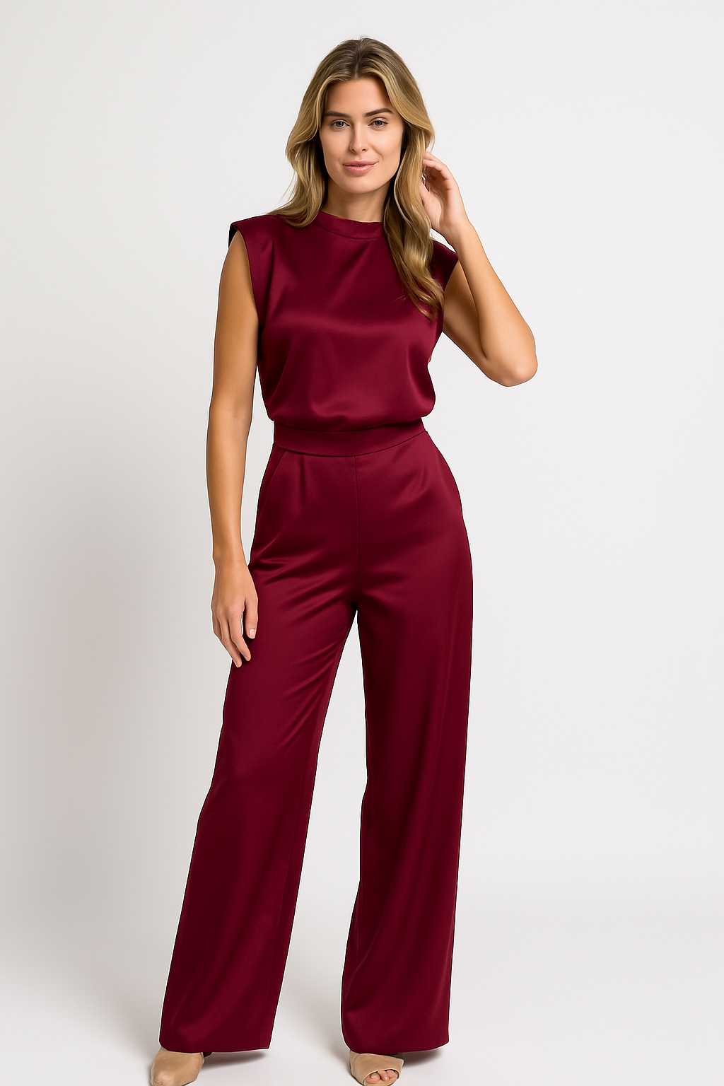 Jumpsuit Dames | Open Rug & Wijde Pijpen