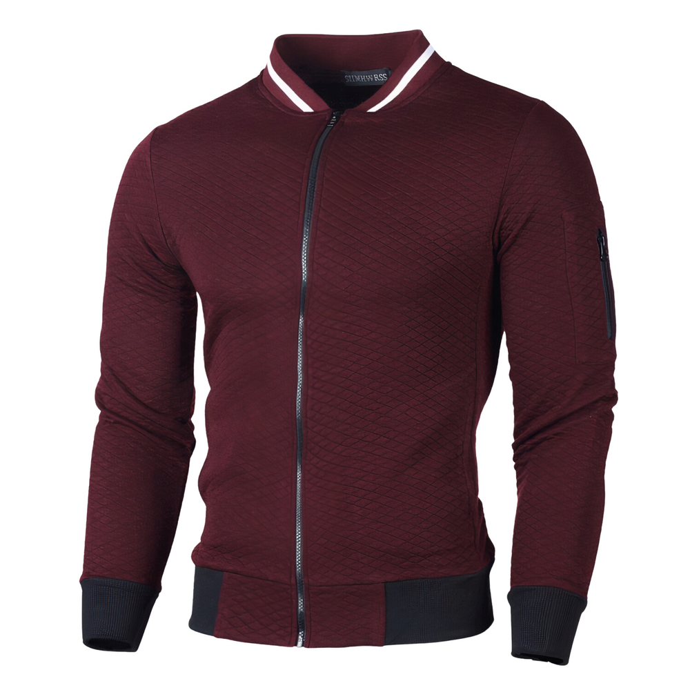 Collins - Warme en casual minimalistische jas voor heren
