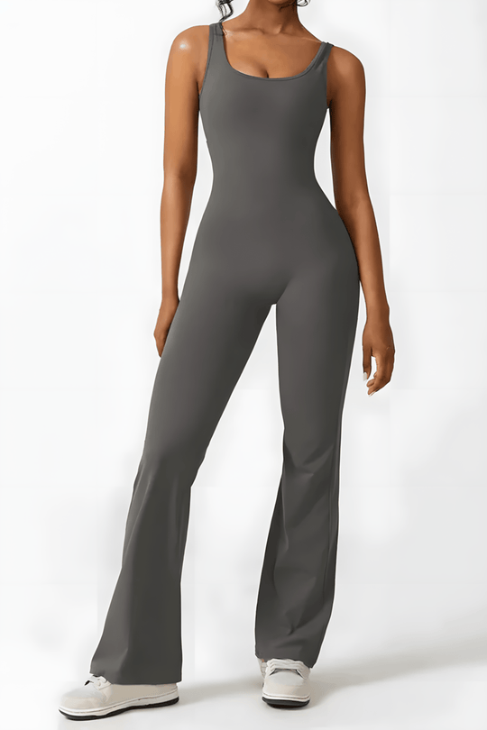 Dames Zwarte Jumpsuit Elegante V-Lijn Feestelijk - Katie-5