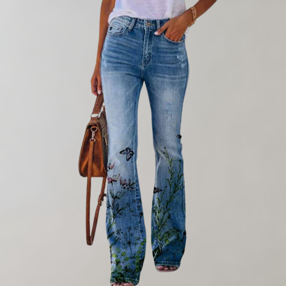 Anya - Elegante uitlopende broek voor dames