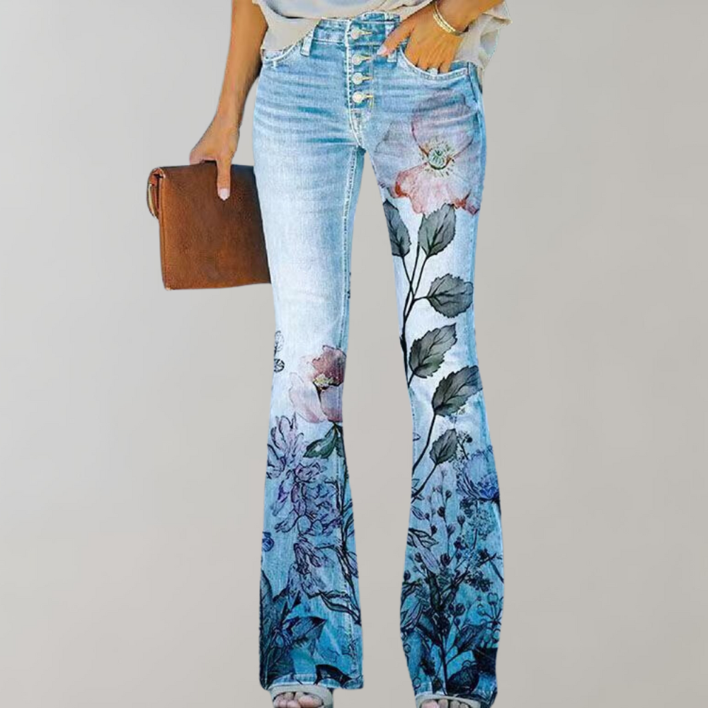 Anya - Elegante uitlopende broek voor dames