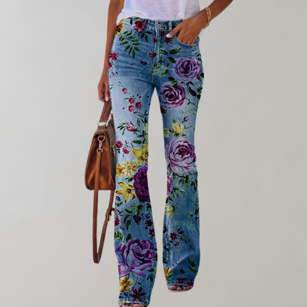 Anya - Elegante uitlopende broek voor dames