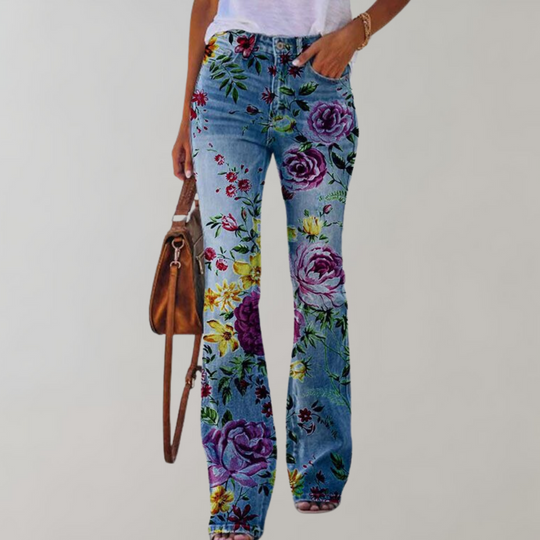 Anya - Elegante uitlopende broek voor dames