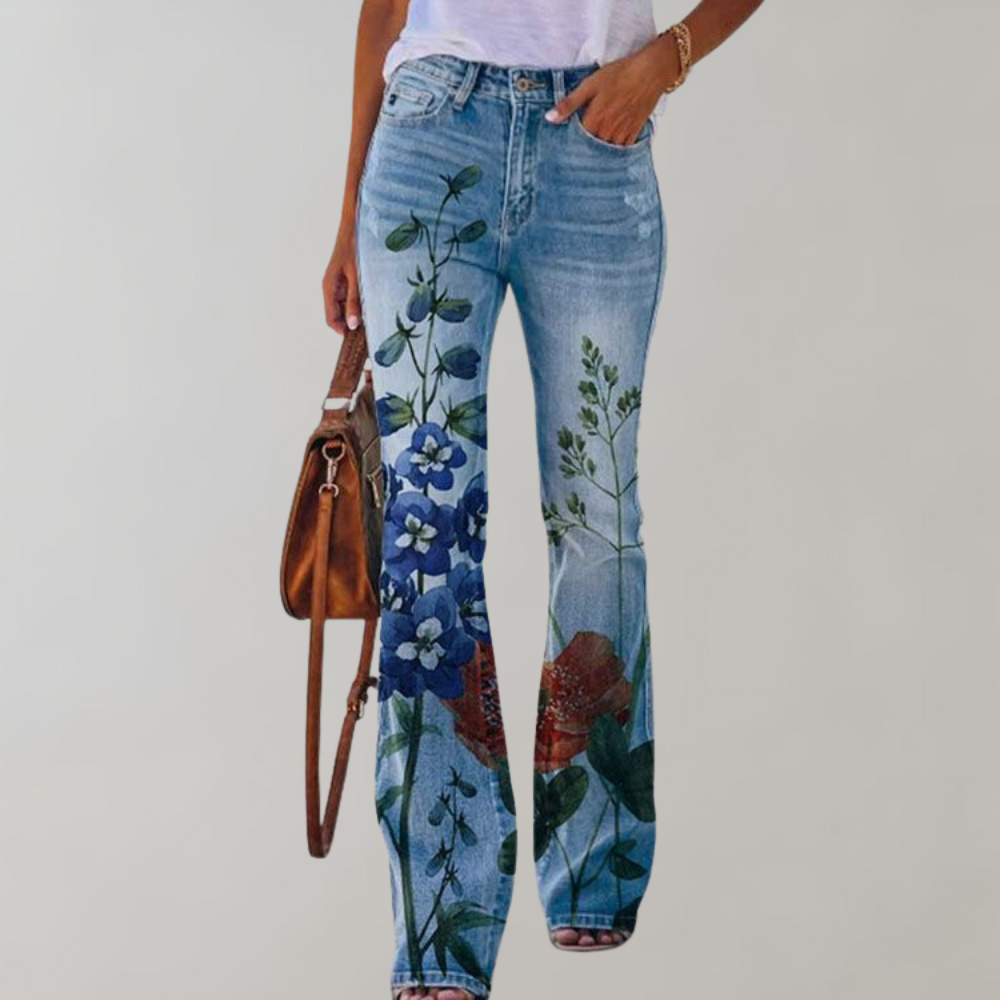 Anya - Elegante uitlopende broek voor dames