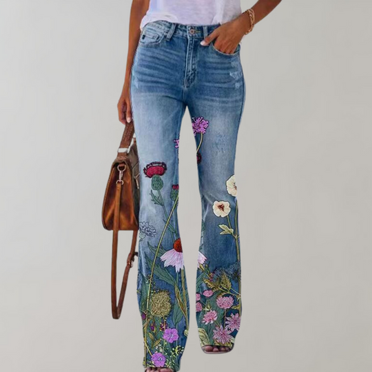 Anya - Elegante uitlopende broek voor dames