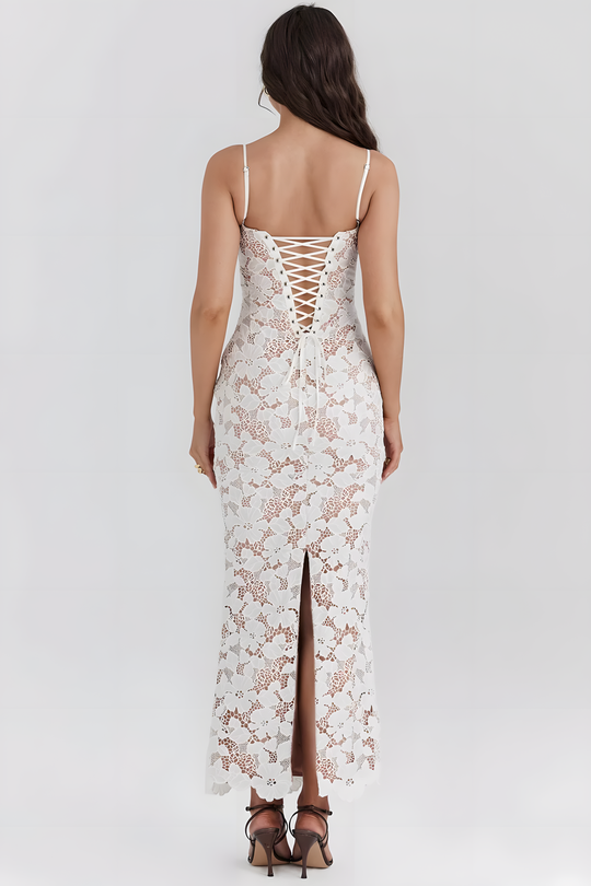 Dames Maxi Jurk Elegante Silhouet met Verborgen Ritssluiting - Kristina-6