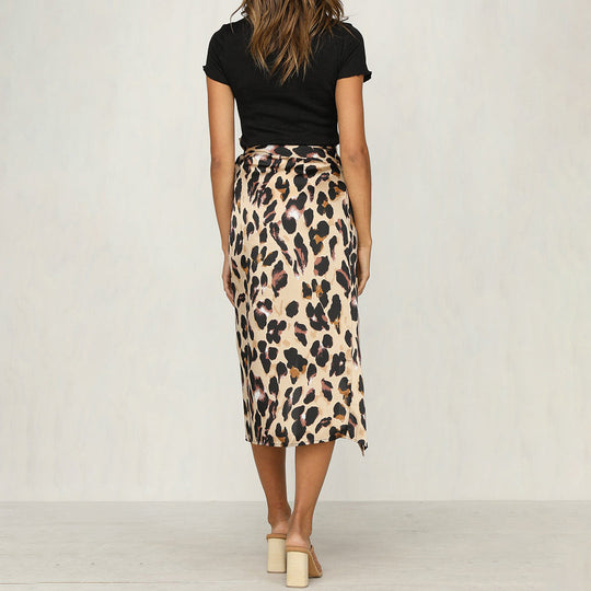 Dames Lange Rok met Luipaardprint - Stijlvolle Zomerlook-5