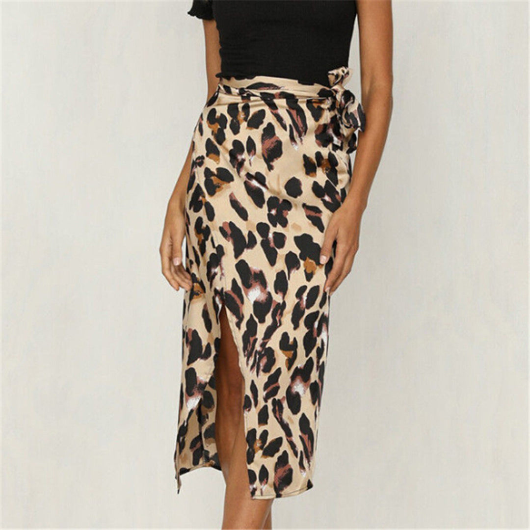Dames Lange Rok met Luipaardprint - Stijlvolle Zomerlook-6
