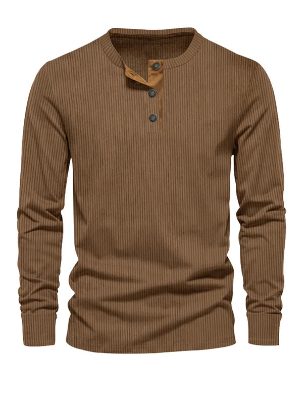 Long Sleeve Shirt Heren | Gestreept Design & Slim Fit Comfort