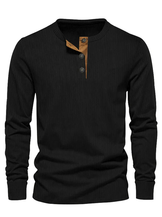 Long Sleeve Shirt Heren | Gestreept Design & Slim Fit Comfort