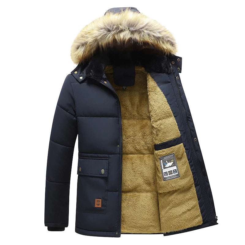 Louis - Heren Parka Winter Gevoerd 0
