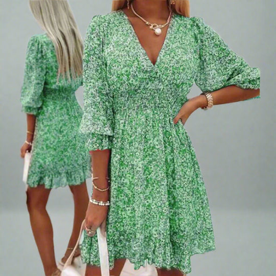 Luchtig en Elegant Midi Zomerkleed voor Dames - Jannine