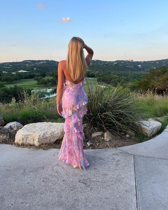 Estella | Ruche maxi -jurk 3