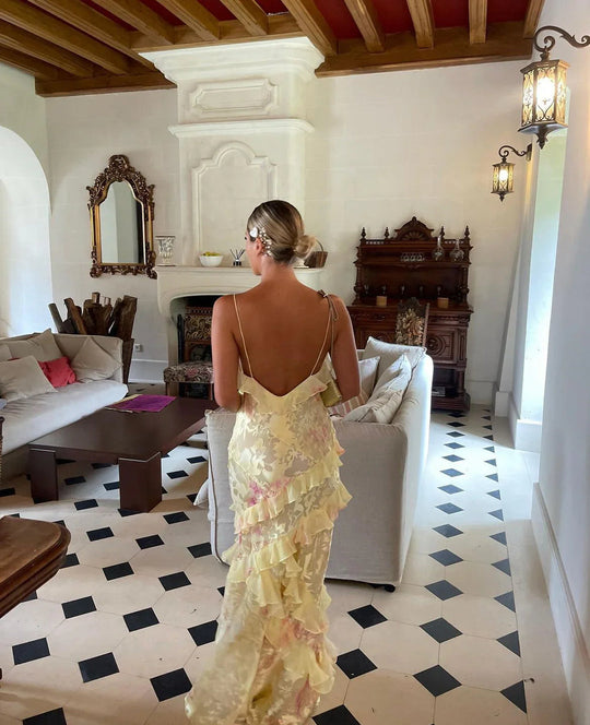Estella | Ruche maxi -jurk 6