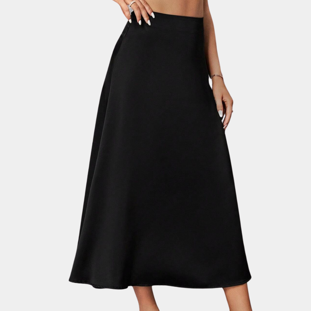 Dames Lange Rok Elegante Vloeiende Snit voor Zomer - LILYANNA-5