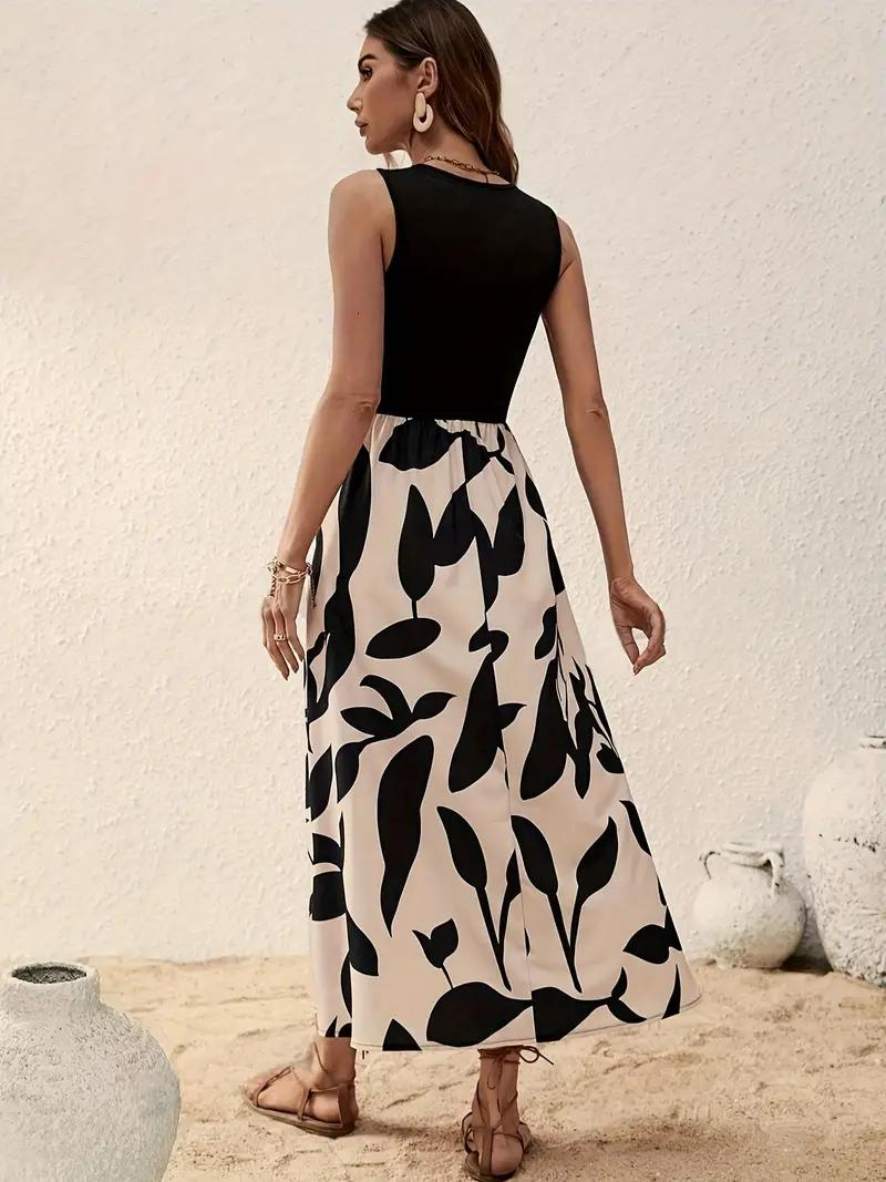 Dames Maxi Jurk Luchtig en Elegante Vloeiende Pasvorm voor Zomer - Leyna-4