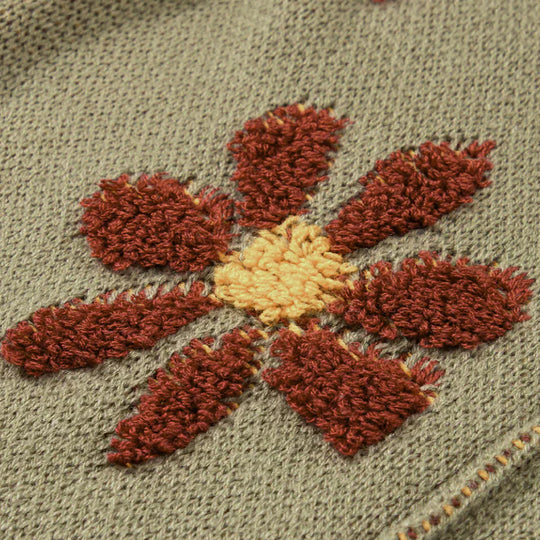 Micaela - Damestrui in gebloemd breigoed