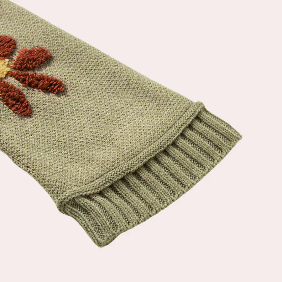 Micaela - Damestrui in gebloemd breigoed