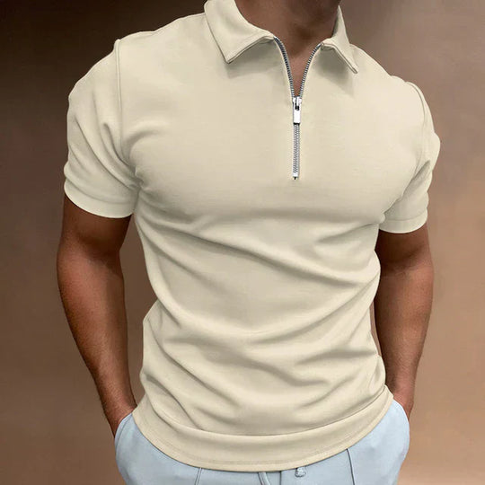 Olivier - Stijlvolle en casual polo met rits voor elke gelegenheid