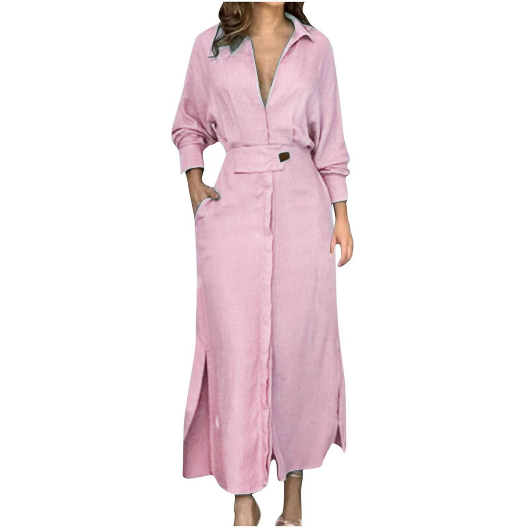 Variant image for Dames Lange Mouwen Jurk Elegante Pasvorm Voor Speciale Gelegenheden - Jaya-18