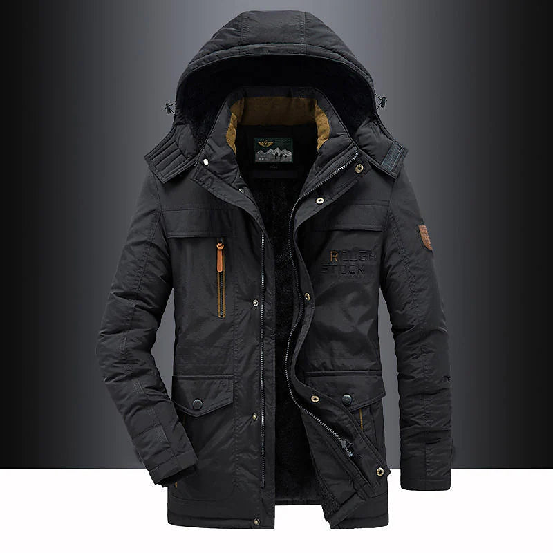 Parka Jas Heren | Heren Winterjas Parka | Capuchon & Bescherming Tegen Kou