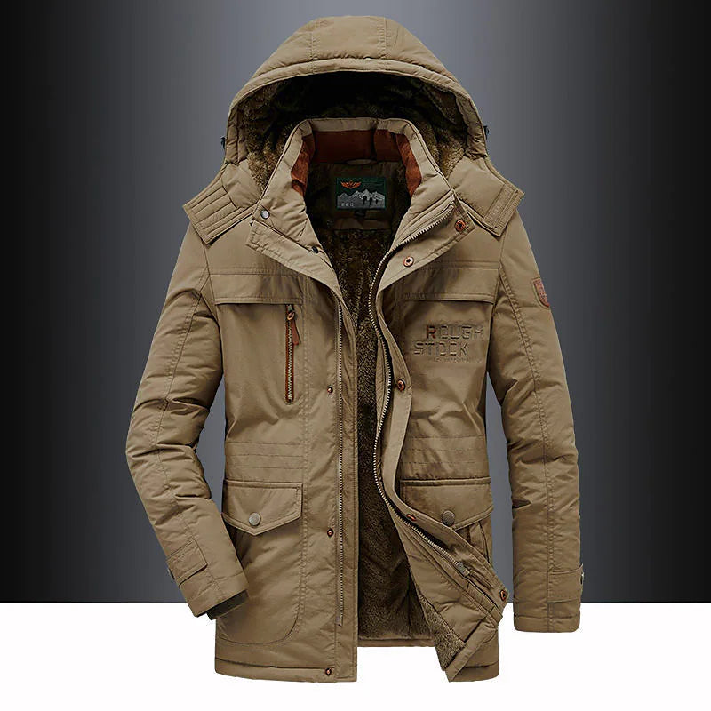 Parka Jas Heren | Heren Winterjas Parka | Capuchon & Bescherming Tegen Kou