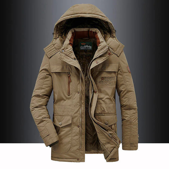 Parka Jas Heren | Heren Winterjas Parka | Capuchon & Bescherming Tegen Kou