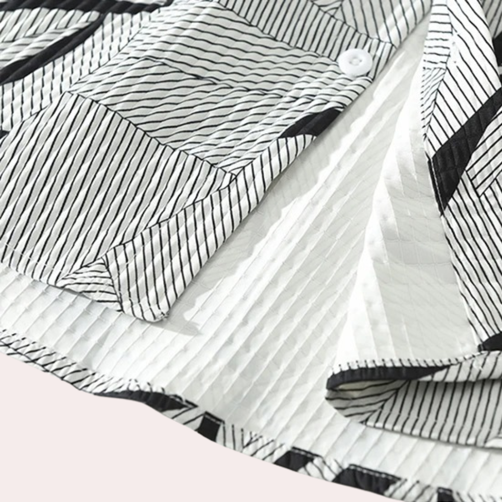 Piotr - Casual chique herenpolo met gedurfde en trendy print