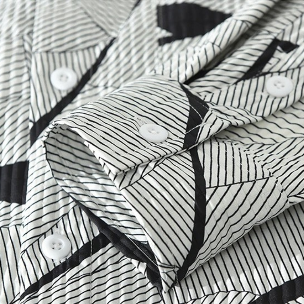 Piotr - Casual chique herenpolo met gedurfde en trendy print