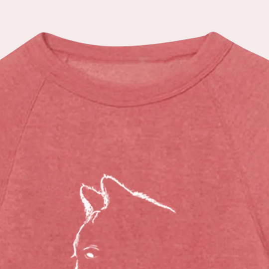 Adria - Casual damestrui met kattenmotief