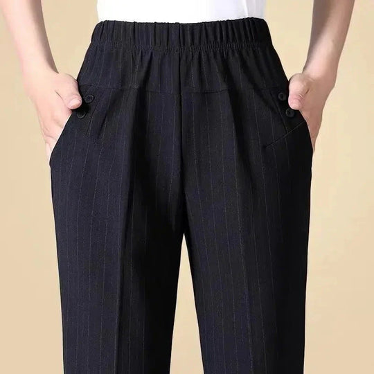 Ella - Hoge Taille Broek met Comfortabele Stretch voor Vrouwen