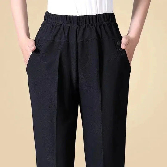 Ella - Hoge Taille Broek met Comfortabele Stretch voor Vrouwen