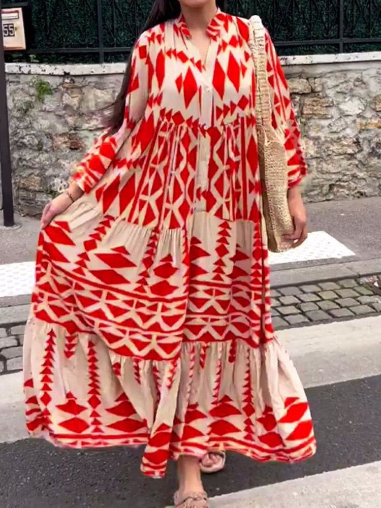 Dames Bohemian Jurk Elegant Design Voor Feestelijke Kleding - Skye-2