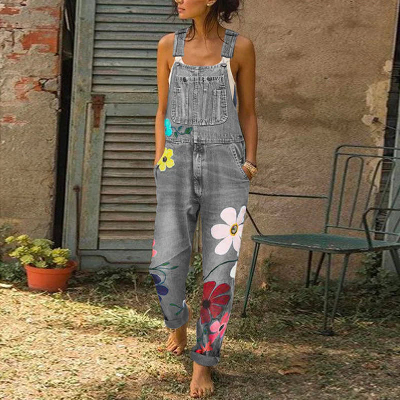 Variant image for Dames Jumpsuit Feestelijk Bloemenpatroon Elegant Design - Sarah-17